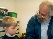 Seymour Papert and boy